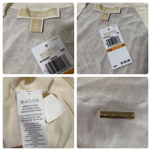 MICHAEL KORS Open Long Cardigan SMALL NWT - Picture 15 of 15